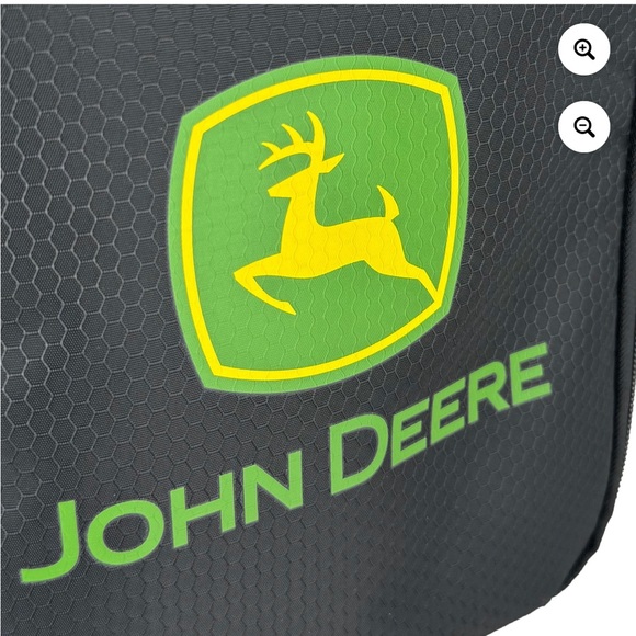 John Deere Boys' August 17" Laptop Backpack with Lunch Box, Black Camo - Picture 11 of 14